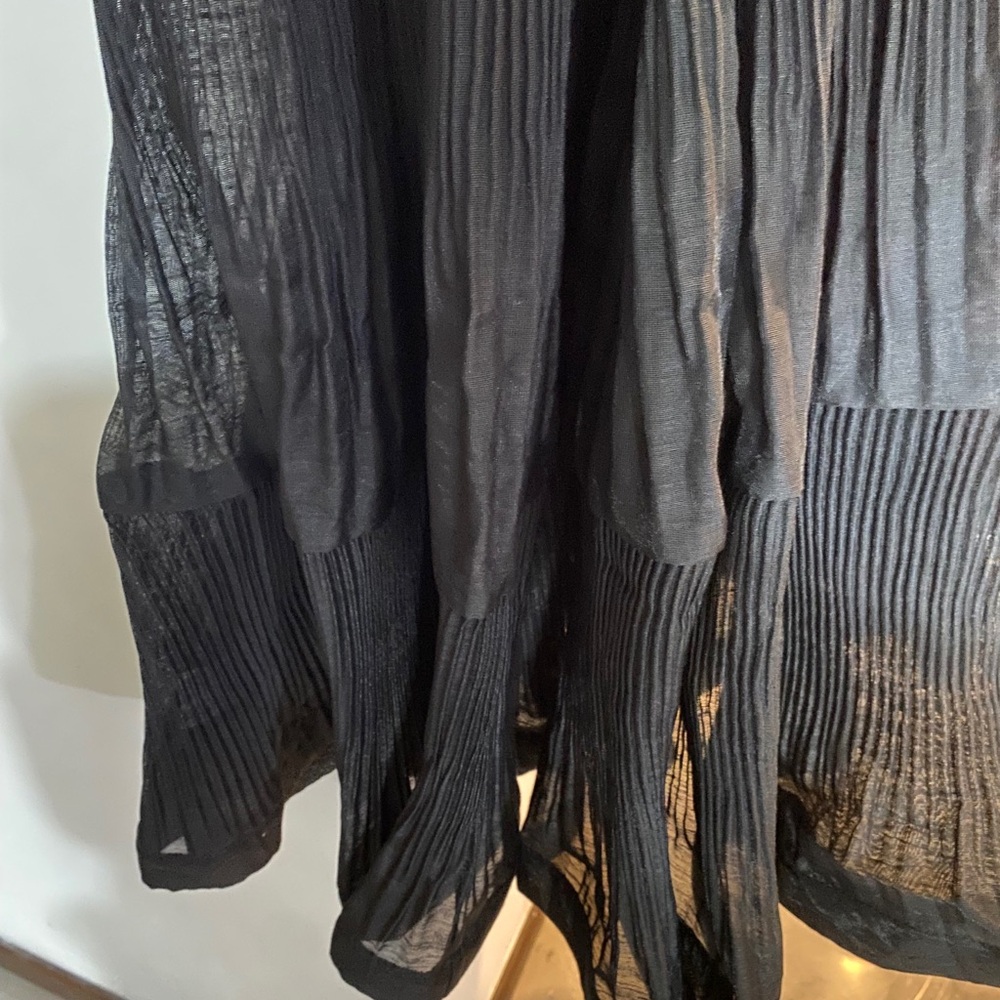 Zimmermann Black Tiered Midi Dress with Sweetheart Bodice - Picture 8 of 8